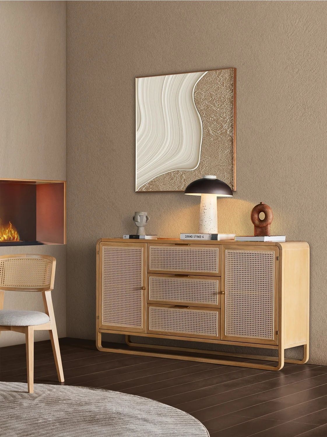 Комод Жаде 3 ящика 2 двери NH2347