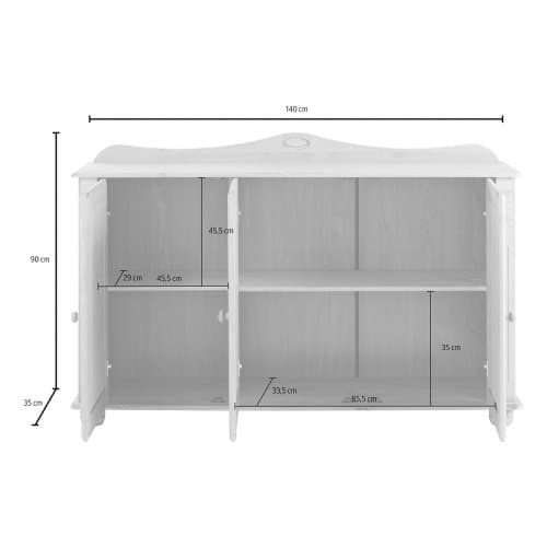 Комод Adele 3 дв 1301