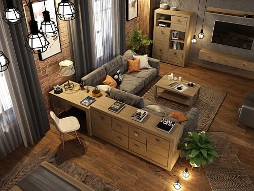 Темро (гостиная, спальня)